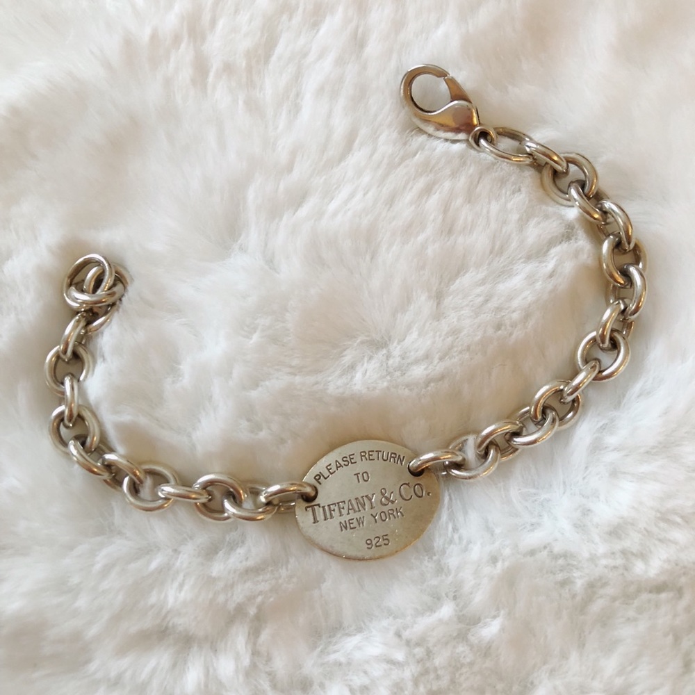 VINTAGE Tiffany and Co. stamped bracelet - silver